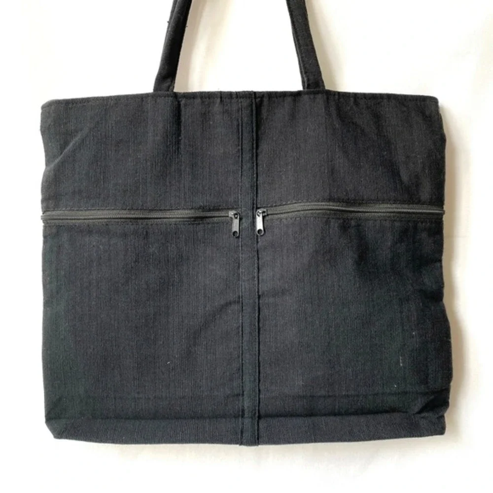 Embroidered Peacock Tote‎ Bag Multicolor Artsy Festival Corduroy Canvas NEW